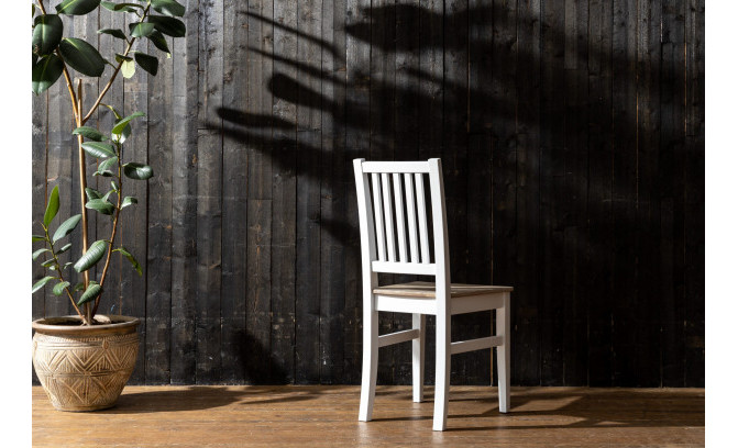 Krēsls MIKO White/ Maple no ozola masīvkoka