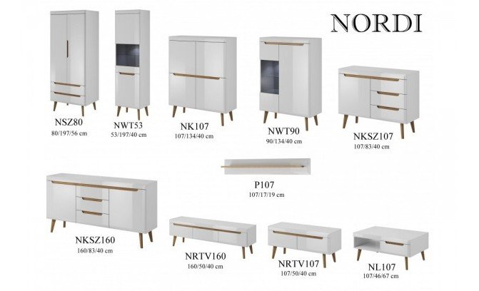 ТВ столик NORDI NRTV160