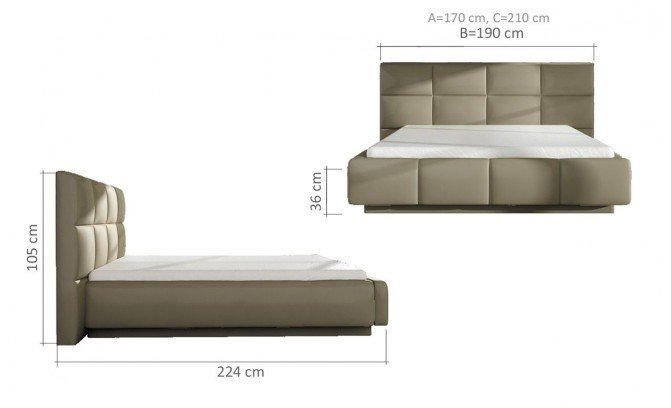 Кровать ASTI 140