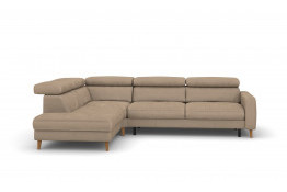 Stūra dīvāns GOYA 1,5HT/BK-TE-3F