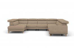 Stūra dīvāns GOYA 1,5HT/BK-TE-1,5RF-1,5RF-TE-3F