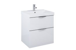 Шкафчик для ванной AMBIO 60 2S WHITE