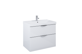 Шкафчик для ванной AMBIO 80 2S WHITE