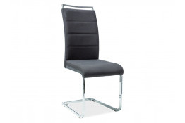 Krēsls H441 CHROME BLACK Stoff