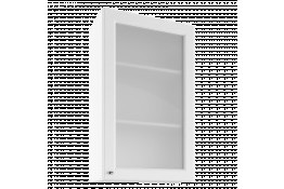 Шкаф навесной высокий с витриной Bella Bianco UHOW 60