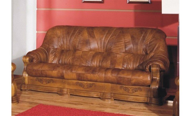 Кожанный диван ROMA 3N