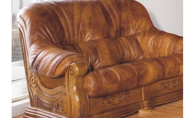Кожанный диван ROMA 2N
