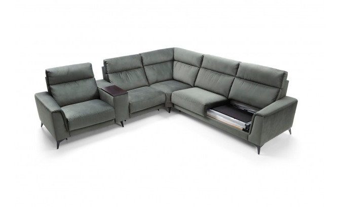 Stūra dīvāns LEGATO 1,5 RF-MP-1,5-TE-3F