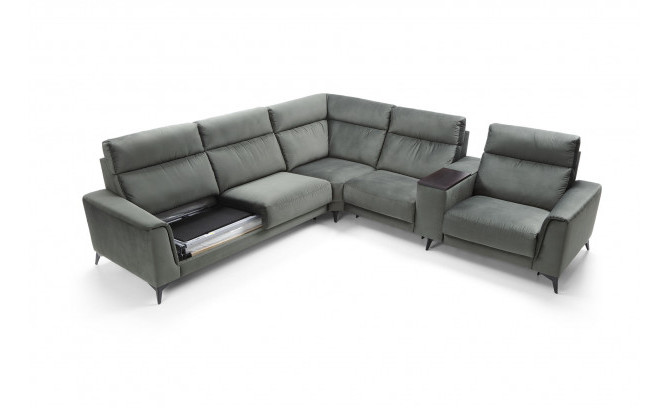 Stūra dīvāns LEGATO 3F-TE-1,5-MP-1,5RF