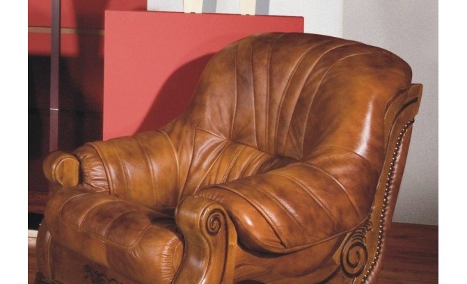 Кожанное кресло ROMA