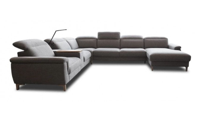 Stūra dīvāns MIA 1.5RF-Mod-Prime-1,5RF-TE-3F-REC/BK 