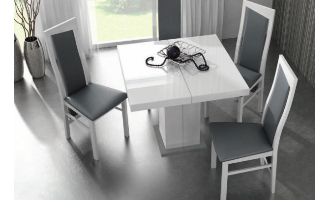 Раскладной стол ALAN Dab 80x80-215 см