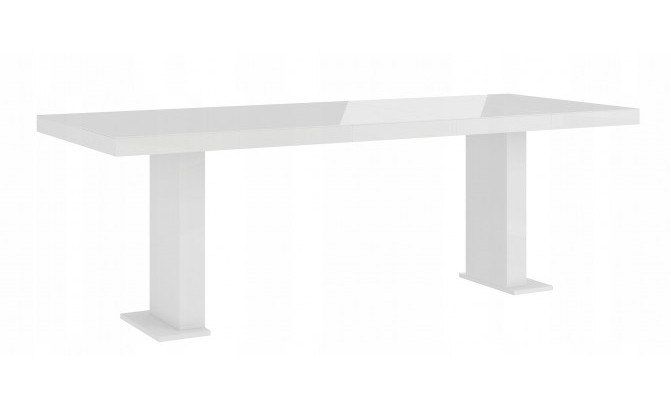 Izvelkamais galds ALAN 80x80-215 cm Lakobel / Polysk 