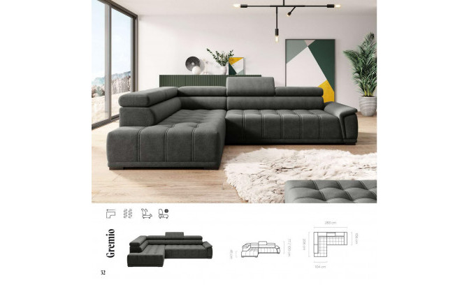 Угловой диван GREMIO