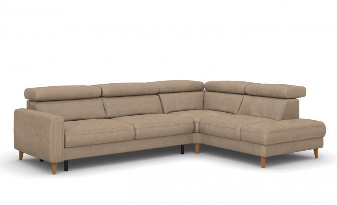 Stūra dīvāns GOYA 3F-TE-1,5HT/BK