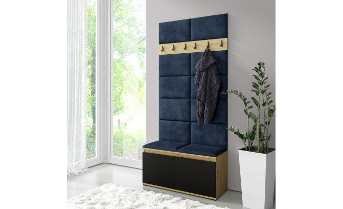 Garderobe ESTER 1 Artisan Czarny