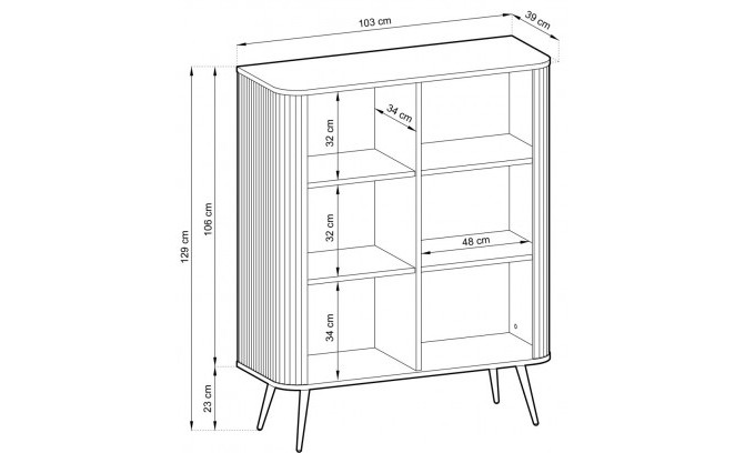 Комод ZOVA K103