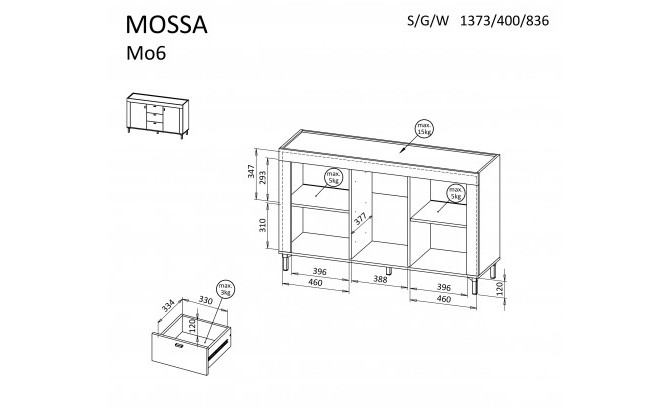 Kumode MOSSA MO6 BIALY