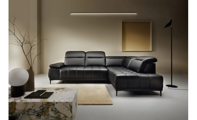 Stūra dīvāns FOCUS L Leather