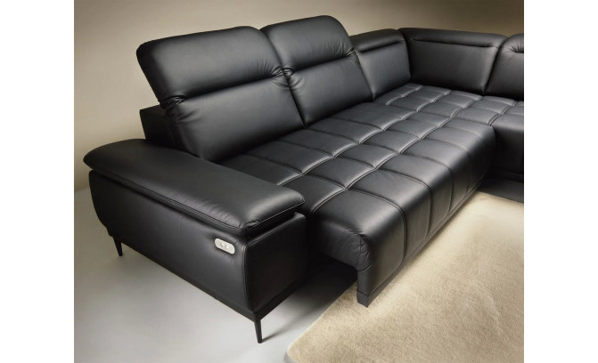 Stūra dīvāns FOCUS L Leather