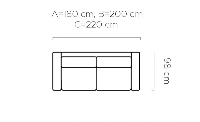 Dīvāns MONZA 160