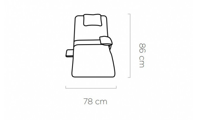Atpūtas krēsls EVO CHL Audums