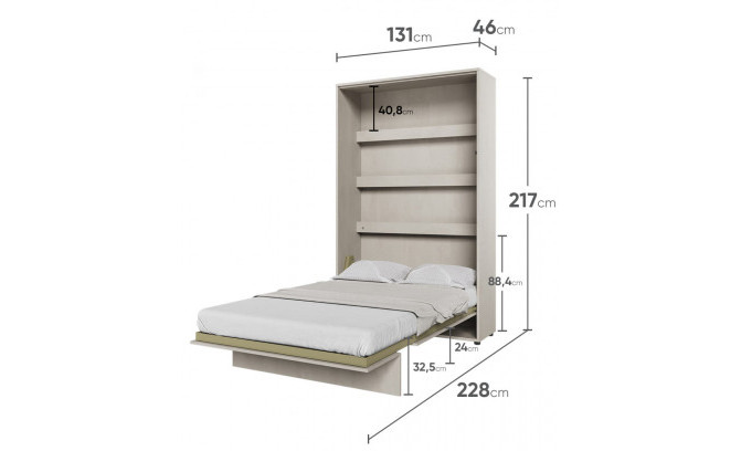 Vertikālā gulta Concept Junior CJ-01 120x200