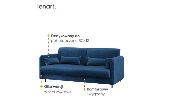 Pelēks dīvāns BC-19 dīvāngultai BC-12 160x200 cm
