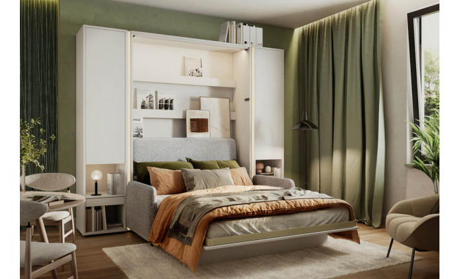 Dīvāns BC-35 zaļš dīvāngulta BED CONCEPT BC-13 180x200 cm