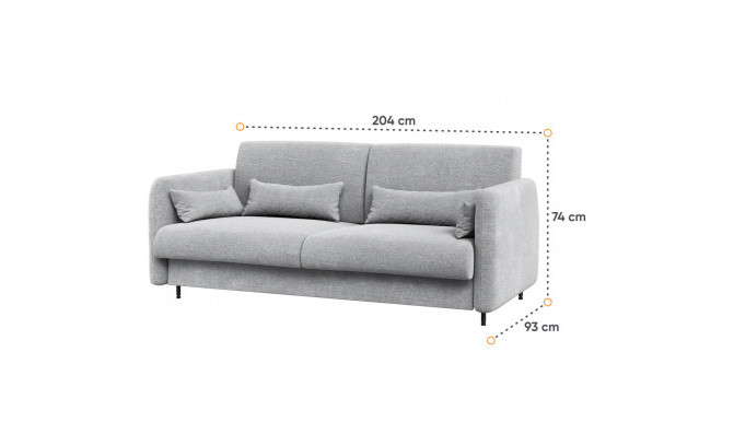 Dīvāns BC-35 Bēšs dīvāngulta BED CONCEPT BC-13 180x200 cm