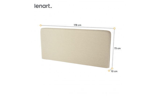 Gultas galvgalis BED CONCEPT 33 BC-13 gultai-Grafits