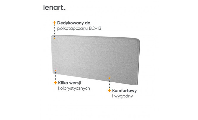 Gultas galvgalis BED CONCEPT 33 BC-13 gultai-Pelēks