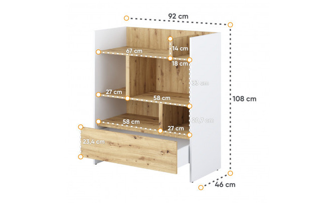 Plaukts BED CONCEPT BC-25
