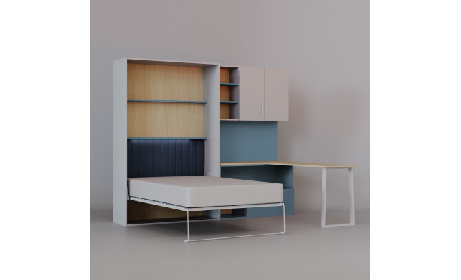 Gulta Flexi Bed Lumi NIEBIESKI MGLISTY