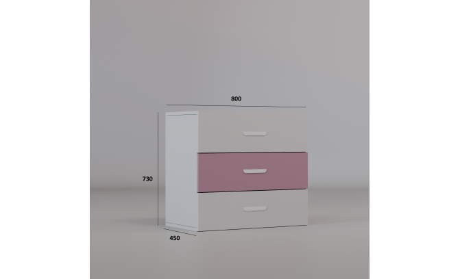 Kumode Lumio 3D RÓŻ ANTIK