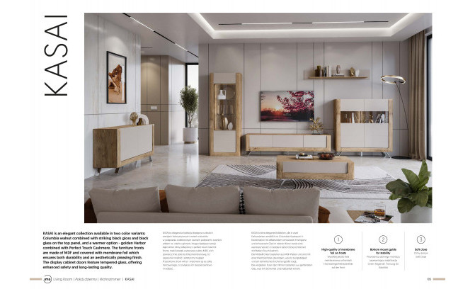 Полка KASAI 24HKMI01 Dab Harbor Zloty