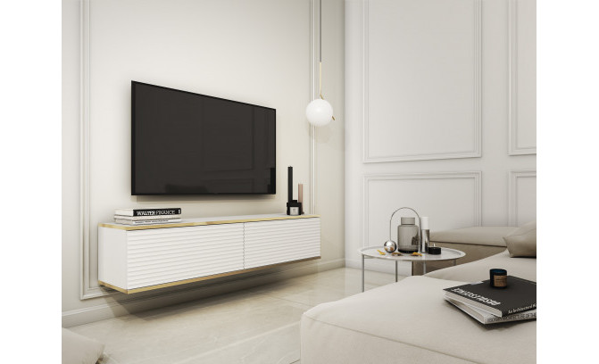 Настенная тумба ORO MDF RTV 135 Bialy