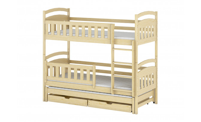 Двухъярусная кровать BORISS 200/90 sosna без матрасов