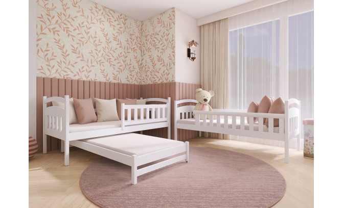 Двухъярусная кровать BORISS 200/90 sosna без матрасов