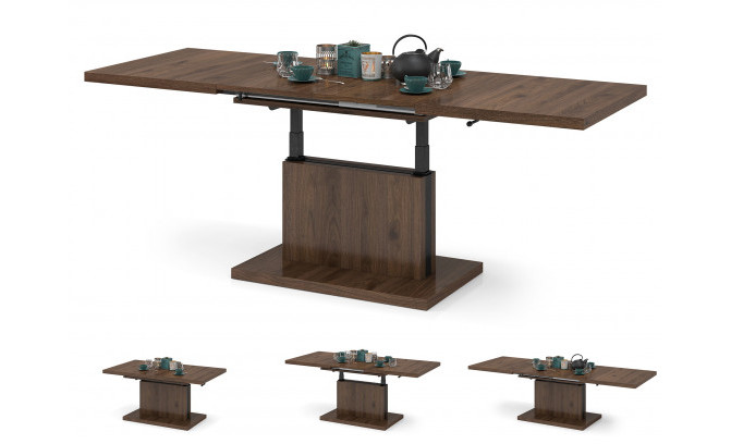 Стол трансформер ASTON 120/80 Orzech Elegant