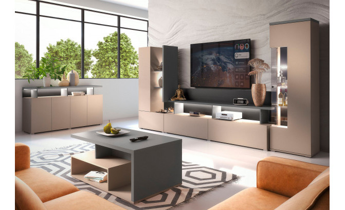 Sekcija SERIO 24CJNI09 Congo/Antracyt mat