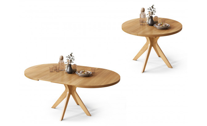 Bīdāmais galds RENZO 110/180 Dąb Naturalny