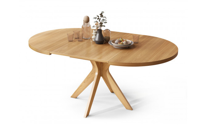 Bīdāmais galds RENZO 110/180 Dąb Naturalny