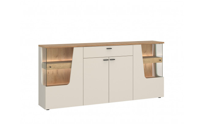 Cut Out CTUK02 - Kumode 4D1S Cashmere Dąb Coast Evoke