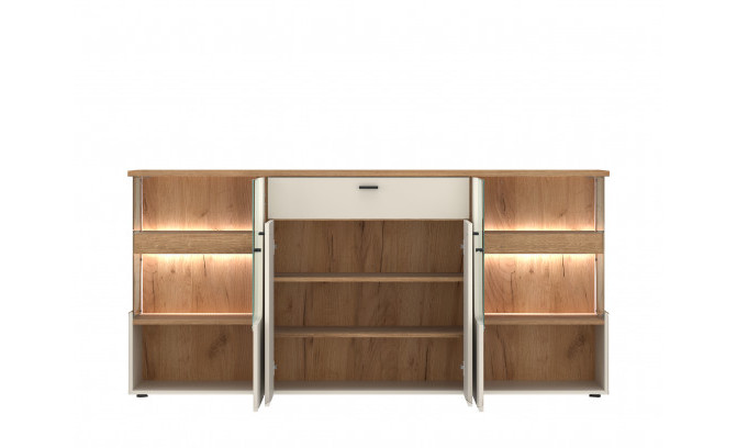 Cut Out CTUK02 - Kumode 4D1S Cashmere Dąb Coast Evoke