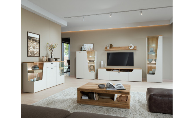 Cut Out CTUV03 - Vitrina 3D Cashmere Dąb Coast Evoke