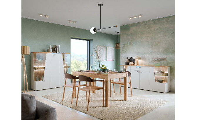 Cut Out CTUV03 - Vitrina 3D Cashmere Dąb Coast Evoke