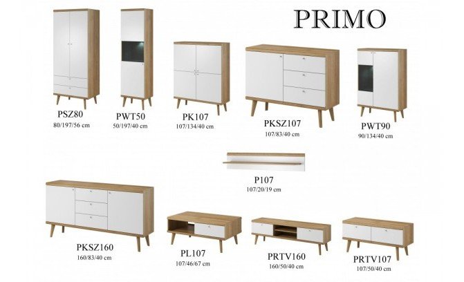 Vitrina PRIMO PWT50