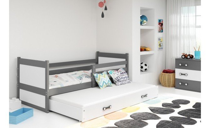 Кровать RICO 2 POZIOMOWE 190/80 grafit