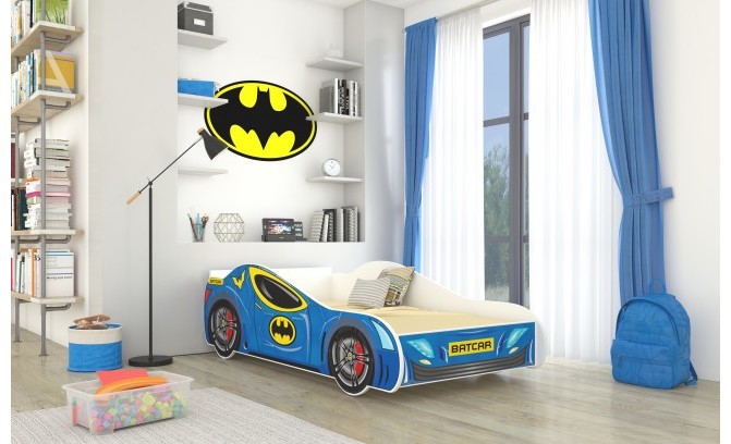 Детская кровать Batcar 160/80 с матрасом